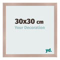 Photo Frame 30x30 cm Dusty Pink MDF Bologna Front Size | Yourdecoration.com