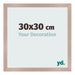 Photo Frame 30x30 cm Dusty Pink MDF Bologna Front Size | Yourdecoration.com