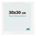 Photo Frame 30x30 cm White High Gloss MDF Bologna Front Size | Yourdecoration.com