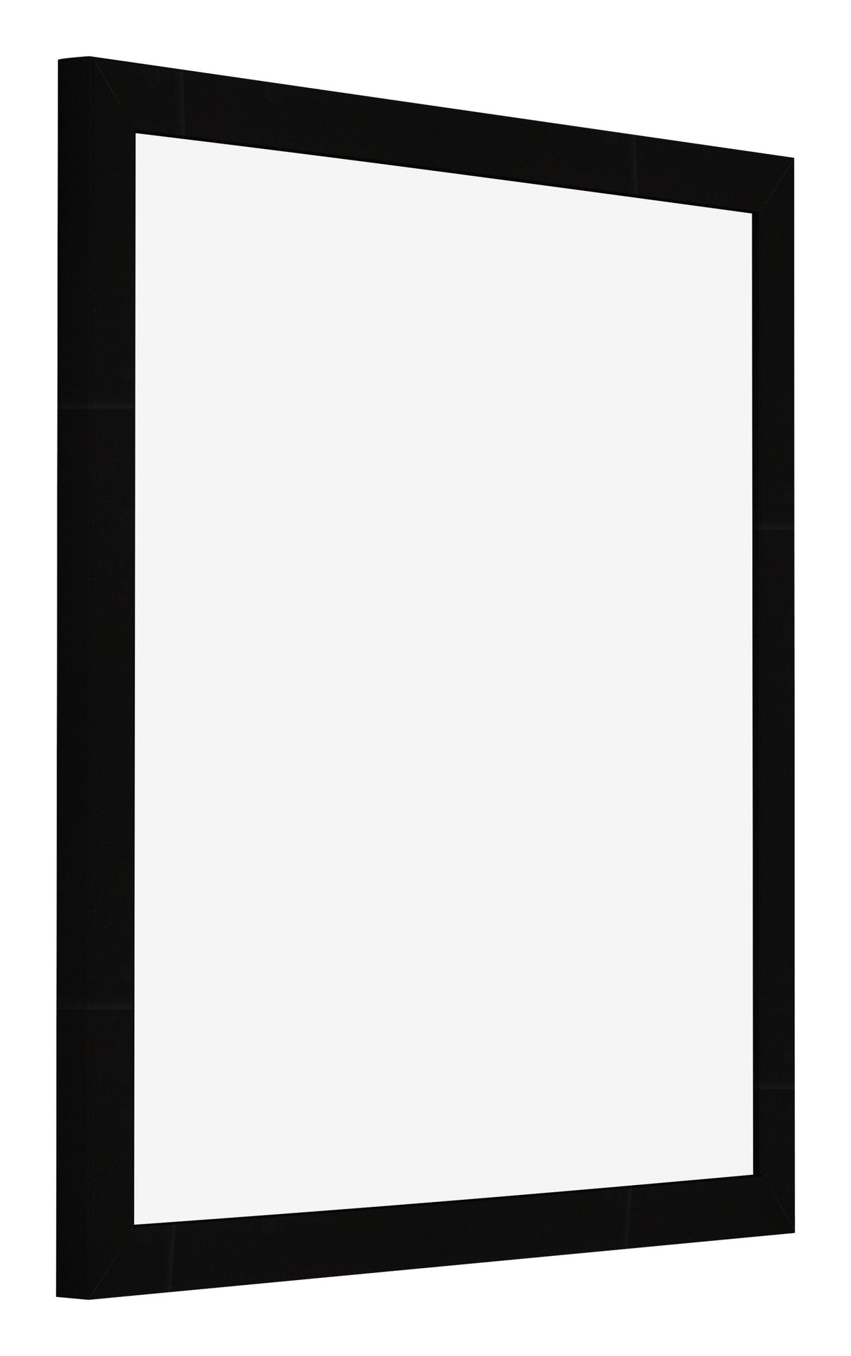 Photo Frame 30x30cm Black High Gloss MDF Bologna Front Oblique | Yourdecoration.com