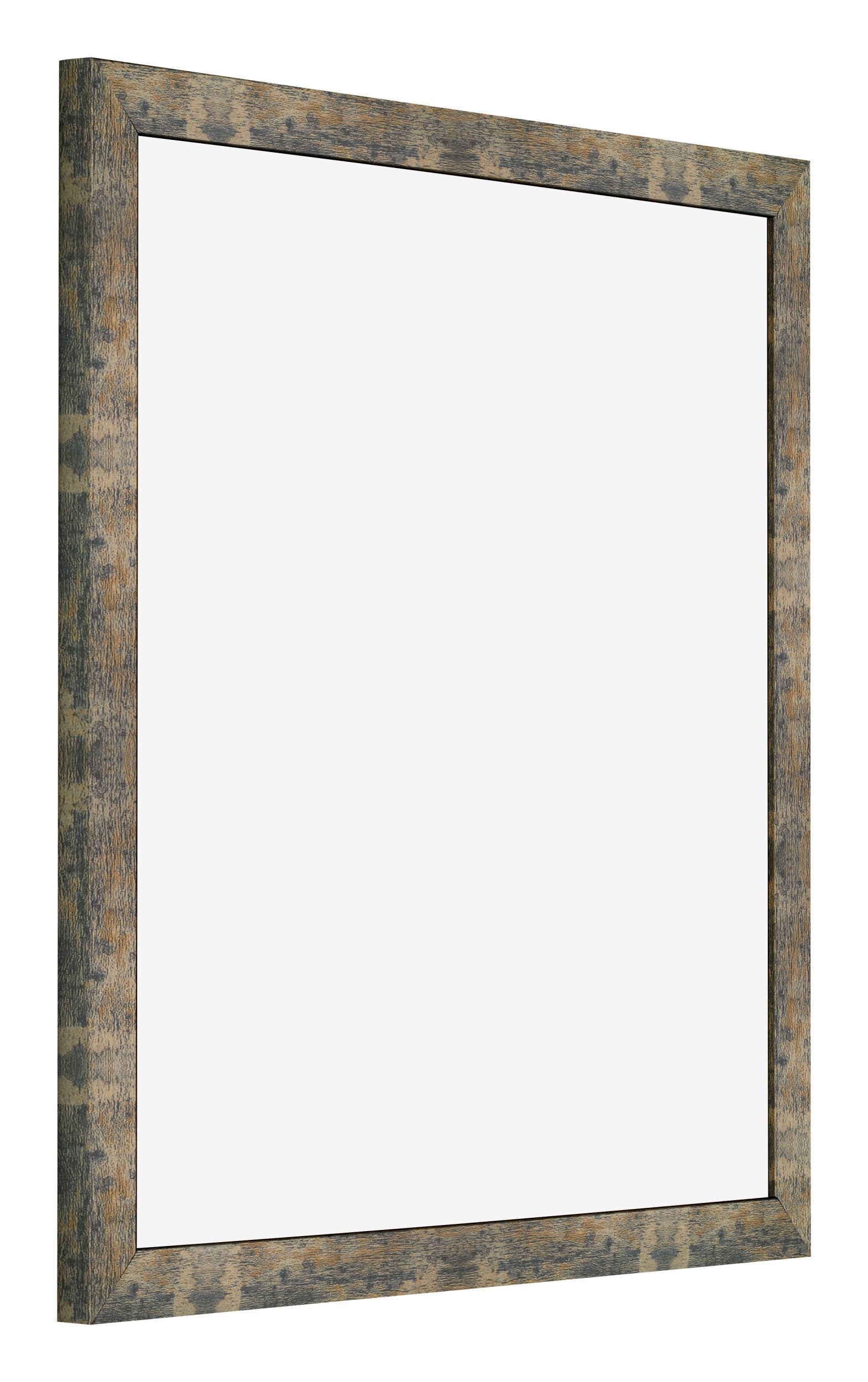 Photo Frame 30x30cm Blue Gold Melange MDF Bologna Front Oblique | Yourdecoration.com