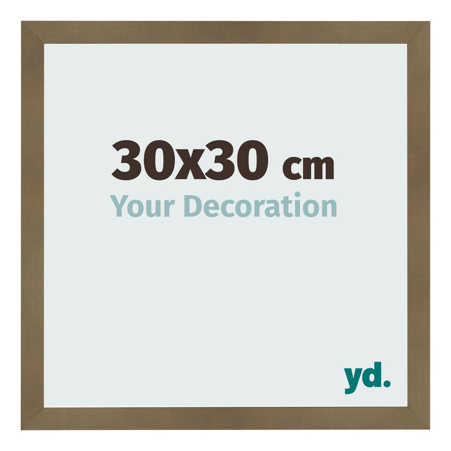 Photo Frame 30x30cm Bronze Design MDF Bologna Front Size | Yourdecoration.com
