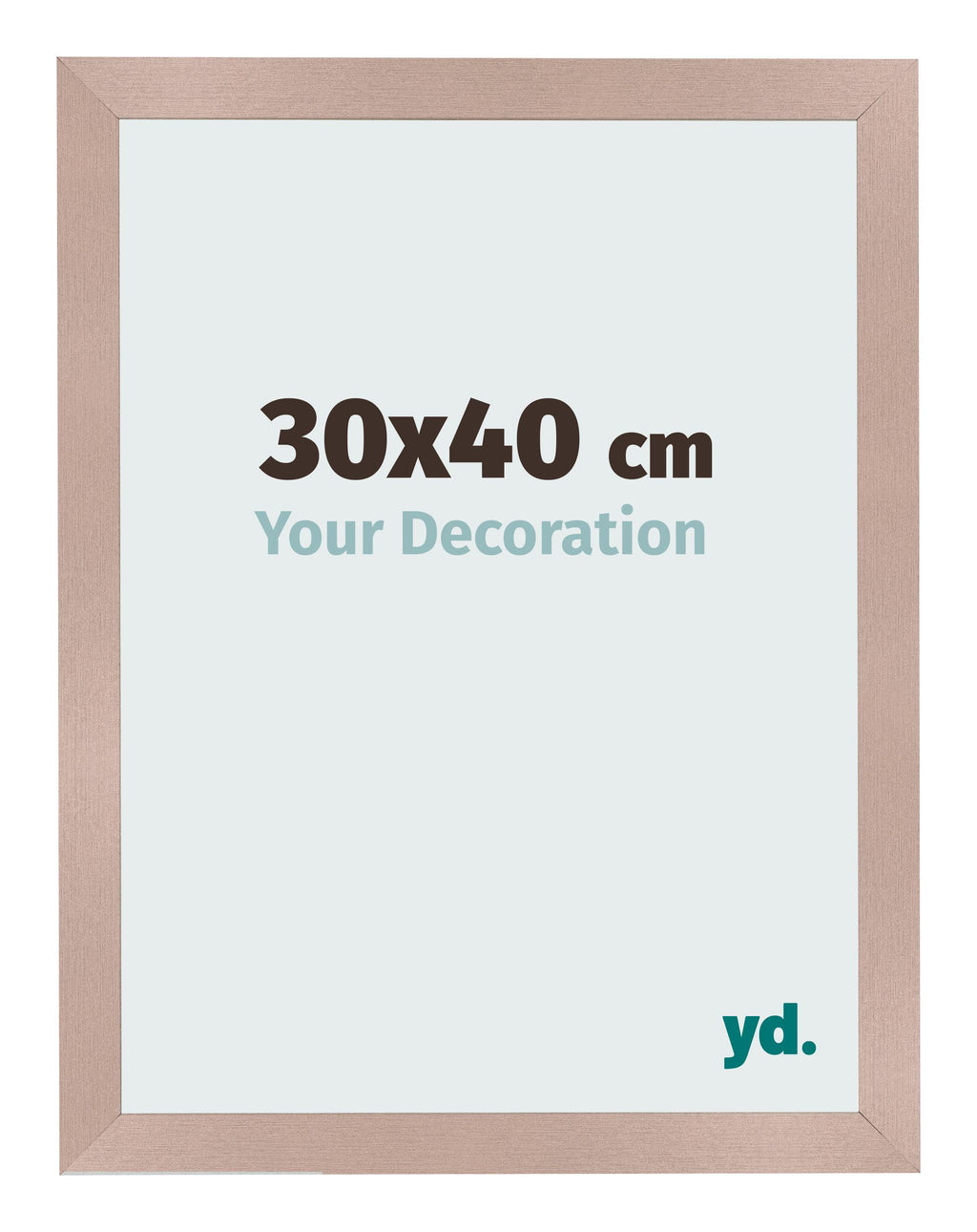 Photo Frame 30x40 cm Dusty Pink MDF Bologna Front Size | Yourdecoration.com