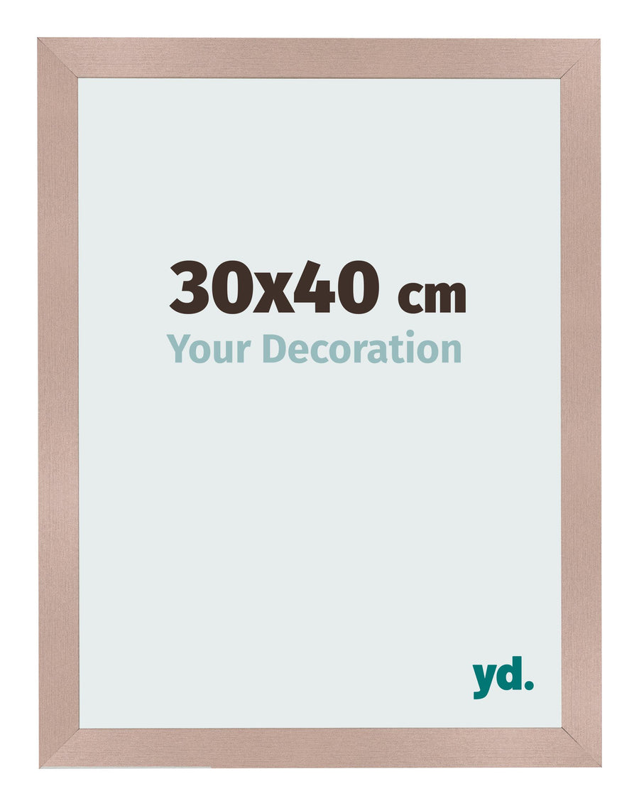 Photo Frame 30x40 cm Dusty Pink MDF Bologna Front Size | Yourdecoration.com