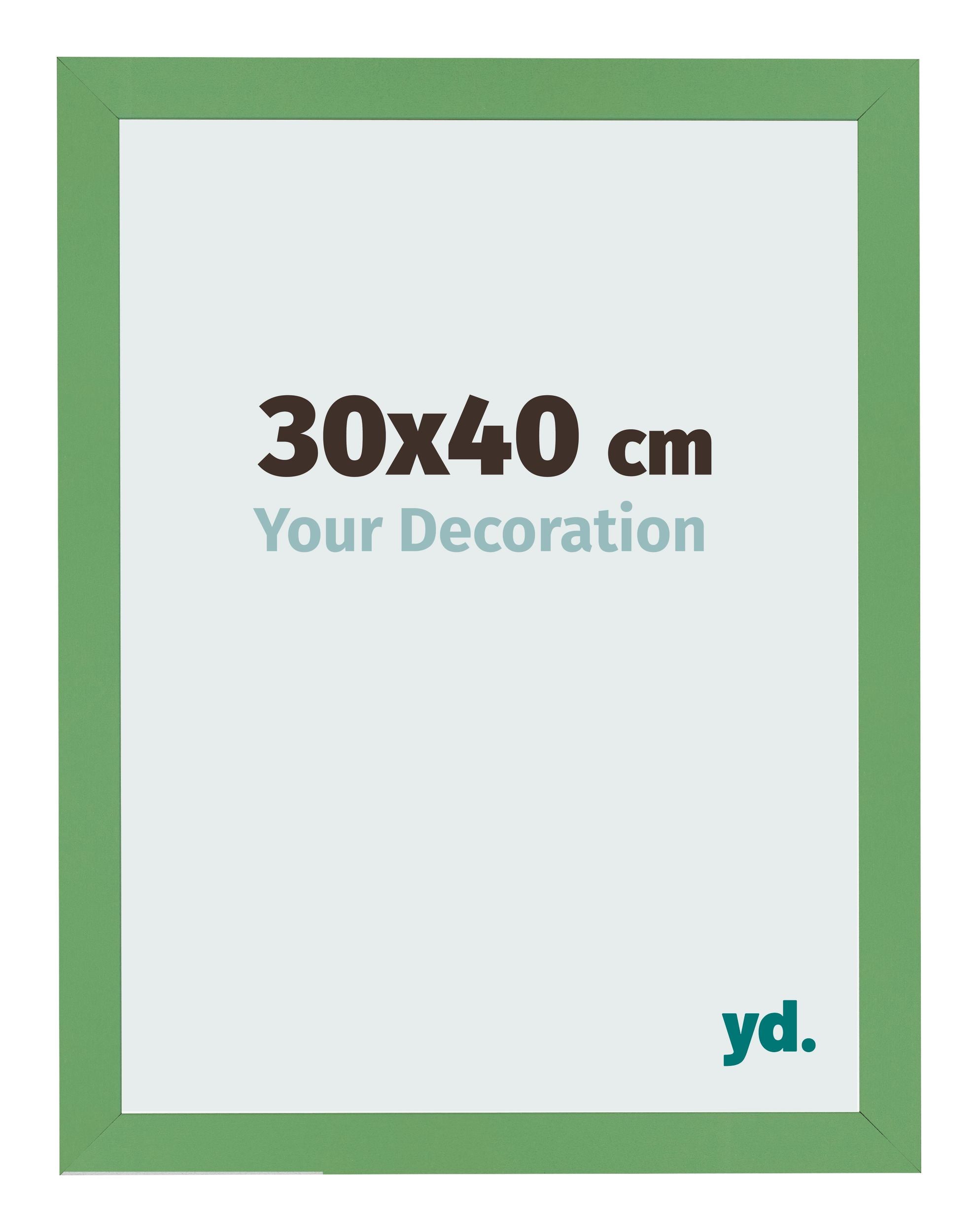 Photo Frame 30x40 cm Green MDF Bologna Front Size | Yourdecoration.com