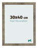 Photo Frame 30x40 cm Metal Vintage MDF Bologna Front Size | Yourdecoration.com