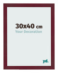 Photo Frame 30x40 cm Wine Red Swept MDF Bologna Front Size | Yourdecoration.com