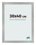 Photo Frame 30x40cm Aluminum Brushed MDF Bologna Front Size | Yourdecoration.com