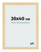Photo Frame 30x40cm Beech Design MDF Bologna Front Size | Yourdecoration.com