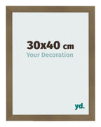 Photo Frame 30x40cm Bronze Design MDF Bologna Front Size | Yourdecoration.com