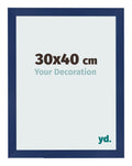 Photo Frame 30x40cm Dark Blue Swept MDF Bologna Front Size | Yourdecoration.com