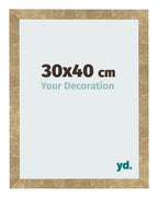 Photo Frame 30x40cm Gold Antique MDF Bologna Front Size | Yourdecoration.com