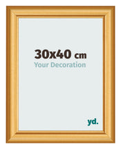 Photo Frame 30x40cm Gold Matte MDF Lazio Front Size | Yourdecoration.com