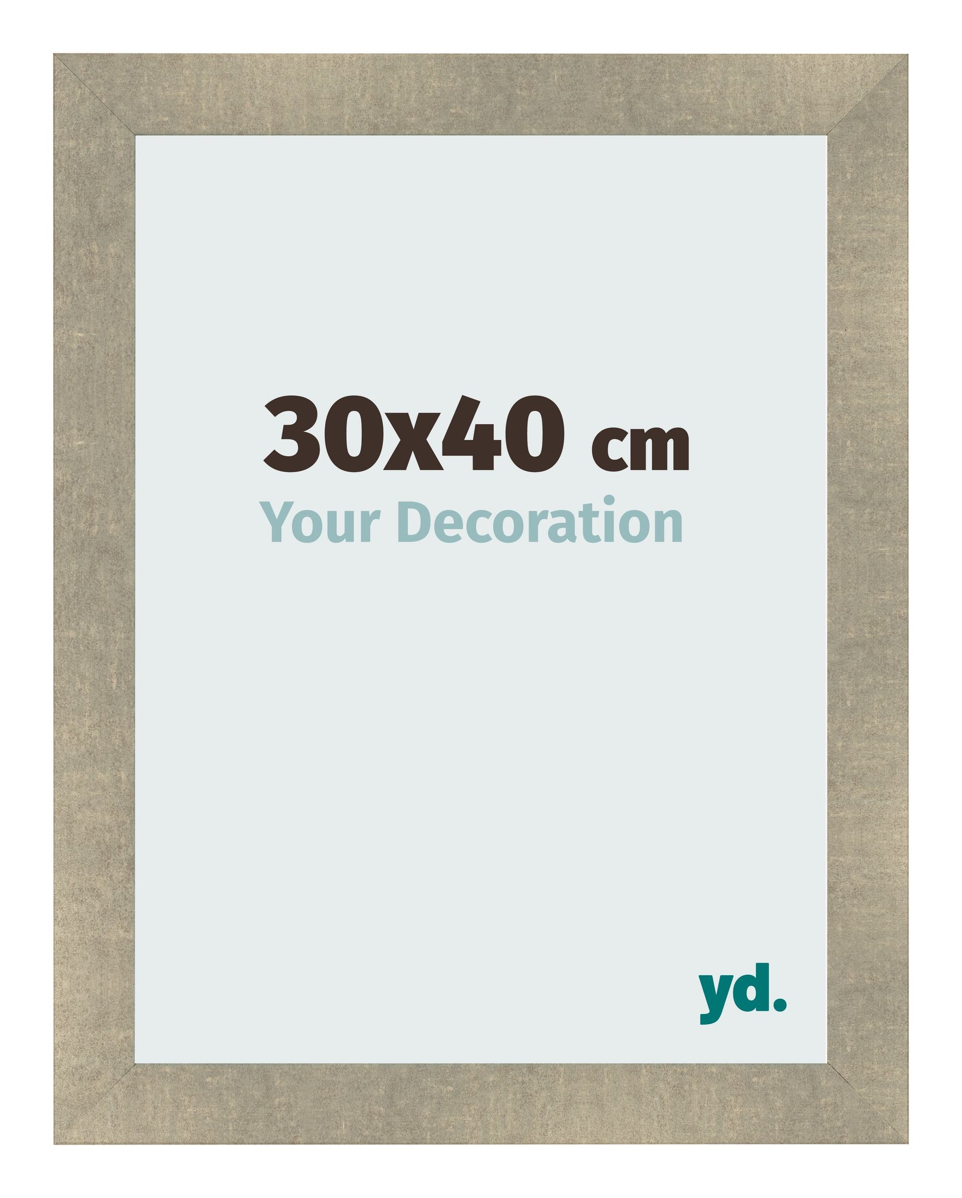 Photo Frame 30x40cm Gold Vintage MDF Pisa Front Size | Yourdecoration.com