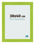 Photo Frame 30x40cm Green MDF Pisa Front Size | Yourdecoration.com