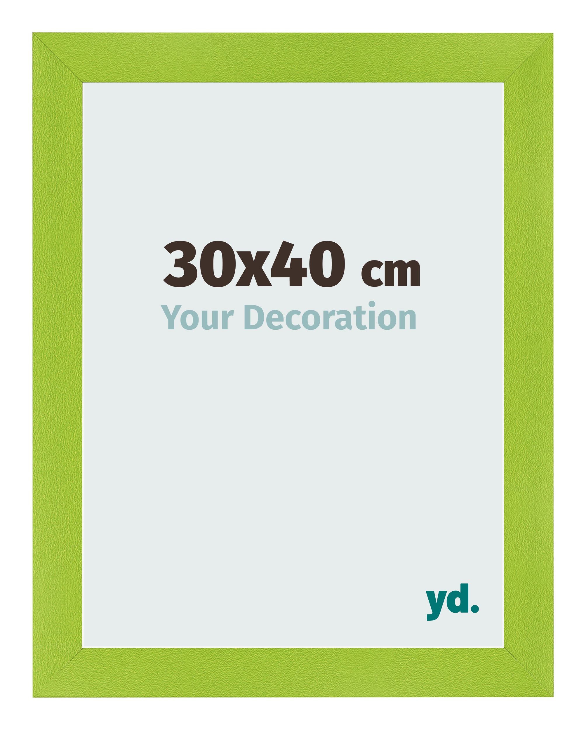 Photo Frame 30x40cm Green MDF Pisa Front Size | Yourdecoration.com