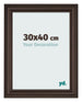 Photo Frame 30x40cm Oak Dark MDF Lazio Front Size | Yourdecoration.com