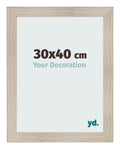 Photo Frame 30x40cm Oak Rustic MDF Pisa Front Size | Yourdecoration.com