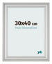 Photo Frame 30x40cm Silver Matte MDF Lazio Front Size | Yourdecoration.com