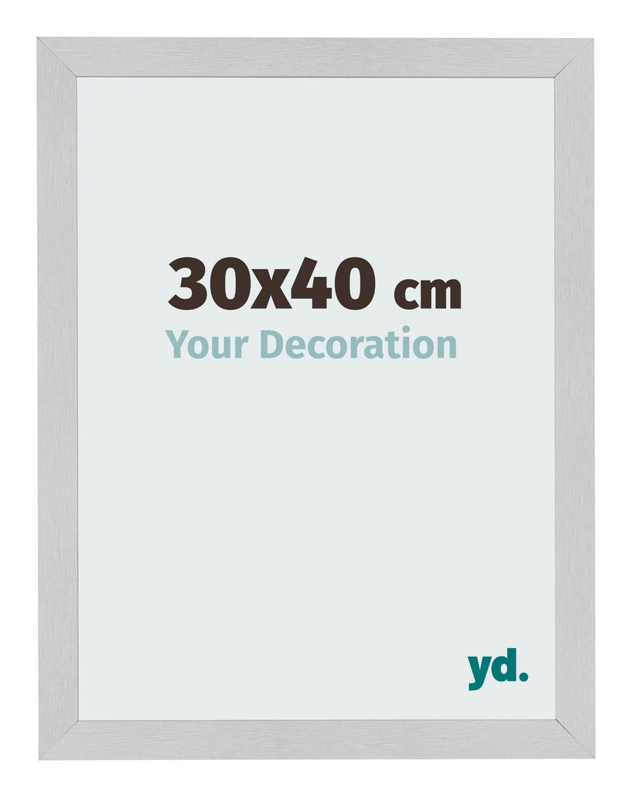Photo Frame 30x40cm Stainless Steel MDF Bologna Front Size | Yourdecoration.com
