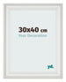 Photo Frame 30x40cm White Swept MDF Lazio Front Size | Yourdecoration.com