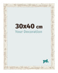 Photo Frame 30x40cm White Vintage MDF Bologna Front Size | Yourdecoration.com