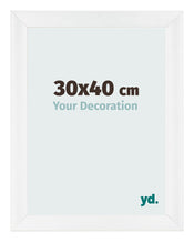 Photo Frame 30x40cm White Vintage MDF Pisa Front Size | Yourdecoration.com