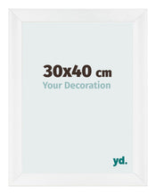 Photo Frame 30x40cm White Vintage MDF Pisa Front Size | Yourdecoration.com