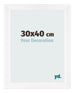 Photo Frame 30x40cm White Vintage MDF Pisa Front Size | Yourdecoration.com