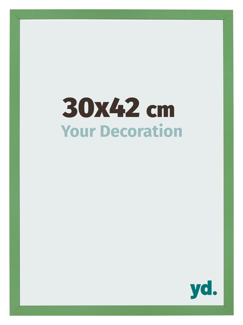 Photo Frame 30x42 cm Green MDF Bologna Front Size | Yourdecoration.com