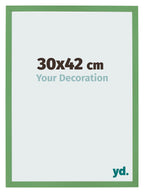 Photo Frame 30x42 cm Green MDF Bologna Front Size | Yourdecoration.com