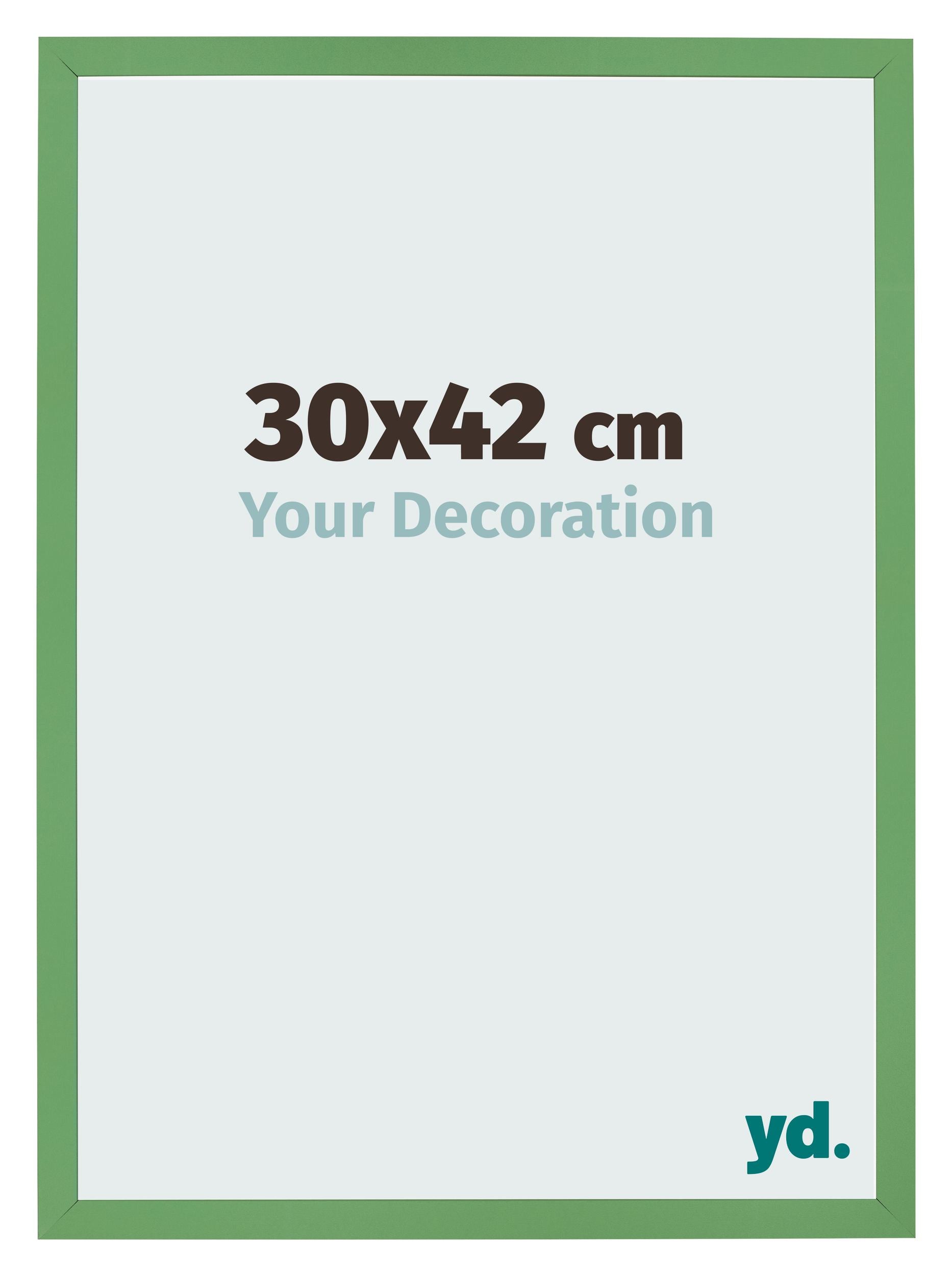 Photo Frame 30x42 cm Green MDF Bologna Front Size | Yourdecoration.com