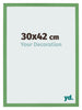 Photo Frame 30x42 cm Green MDF Bologna Front Size | Yourdecoration.com