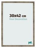 Photo Frame 30x42 cm Metal Vintage MDF Bologna Front Size | Yourdecoration.com