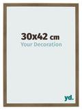 Photo Frame 30x42cm Bronze Design MDF Bologna Front Size | Yourdecoration.com