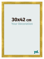 Photo Frame 30x42cm Gold Vintage MDF Pisa Front Size | Yourdecoration.com