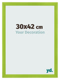 Photo Frame 30x42cm Green MDF Pisa Front Size | Yourdecoration.com