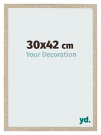 Photo Frame 30x42cm Sonoma Oak MDF Bologna Front Size | Yourdecoration.com