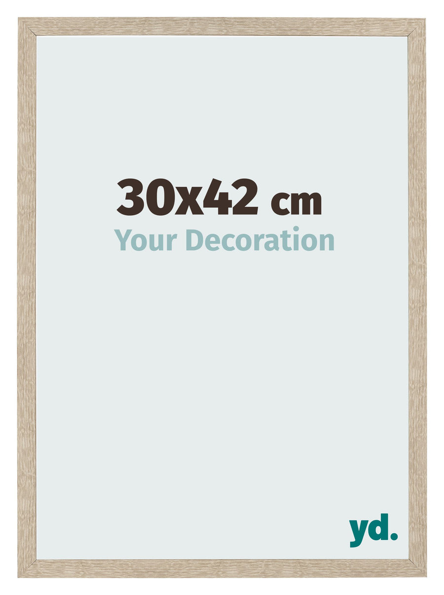 Photo Frame 30x42cm Sonoma Oak MDF Bologna Front Size | Yourdecoration.com