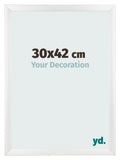 Photo Frame 30x42cm White Vintage MDF Pisa Front Size | Yourdecoration.com