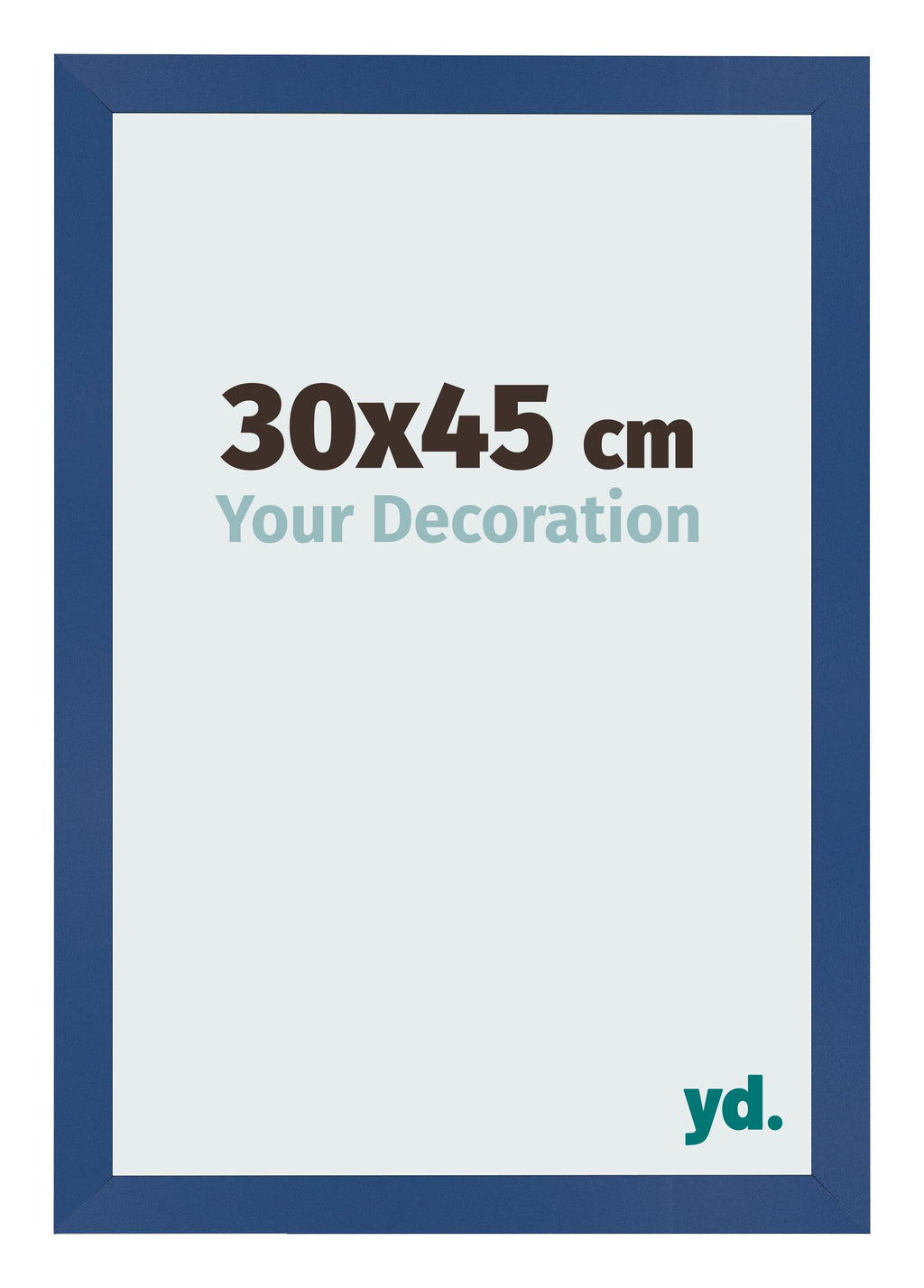 Photo Frame 30x45 cm Dark Blue MDF Bologna Front Size | Yourdecoration.com