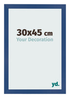 Photo Frame 30x45 cm Dark Blue MDF Bologna Front Size | Yourdecoration.com