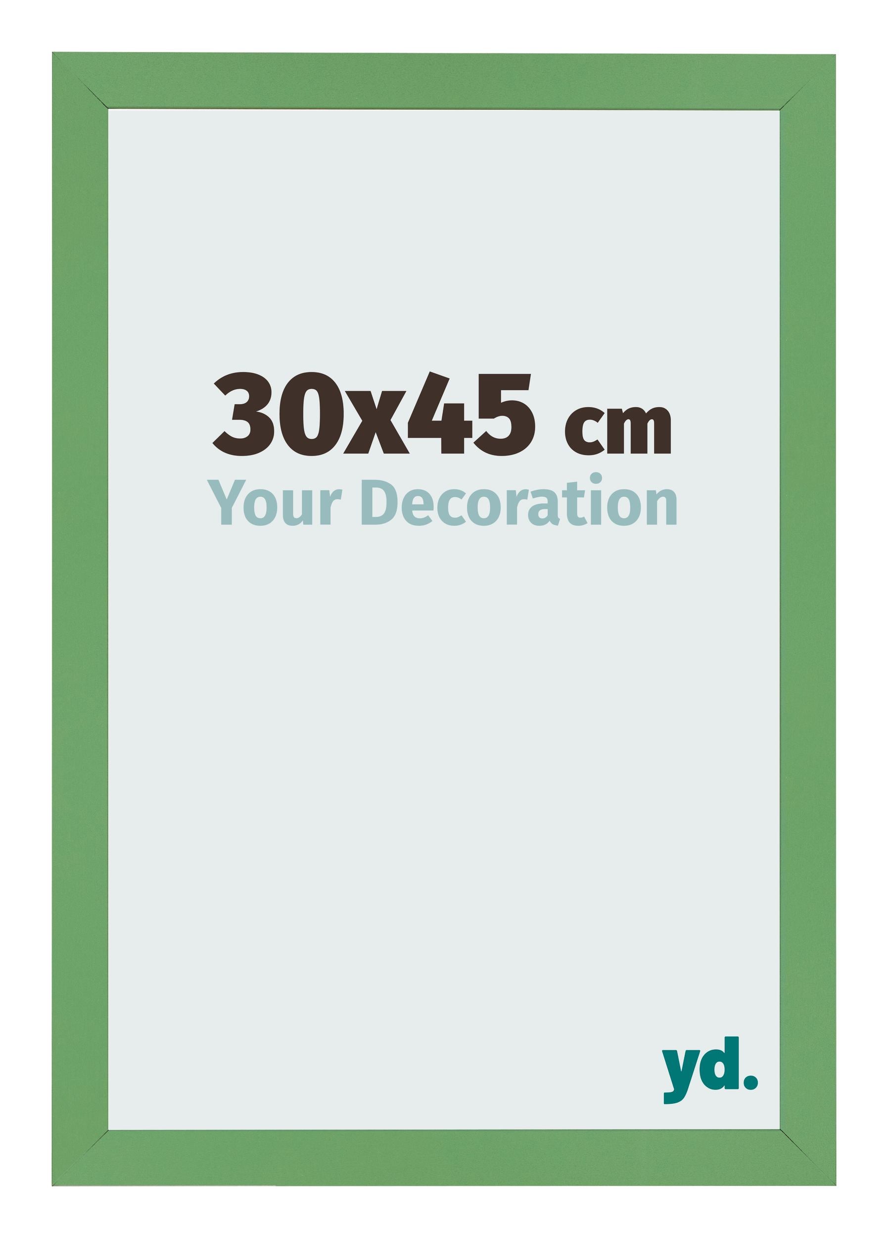 Photo Frame 30x45 cm Green MDF Bologna Front Size | Yourdecoration.com