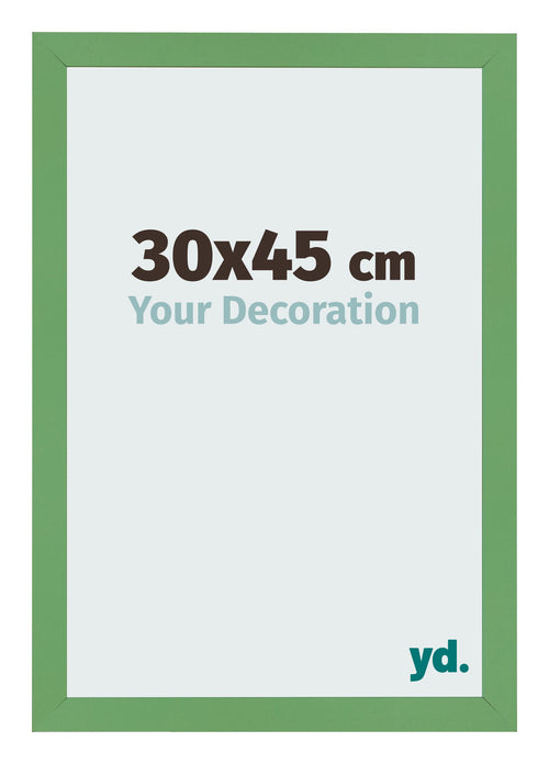 Photo Frame 30x45 cm Green MDF Bologna Front Size | Yourdecoration.com