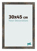 Photo Frame 30x45 cm Oxidized Metal MDF Bologna Front Size | Yourdecoration.com