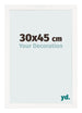 Photo Frame 30x45 cm White High Gloss MDF Bologna Front Size | Yourdecoration.com