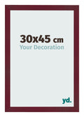 Photo Frame 30x45 cm Wine Red Swept MDF Bologna Front Size | Yourdecoration.com