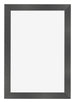 Photo Frame 30x45cm Black Silver Polished MDF Pisa Front | Yourdecoration.com