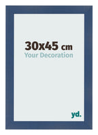 Photo Frame 30x45cm Dark Blue Swept MDF Pisa Front Size | Yourdecoration.com