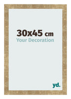 Photo Frame 30x45cm Gold Antique MDF Bologna Front Size | Yourdecoration.com